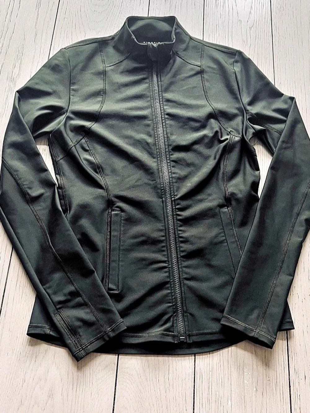 Kinesis Women's Olive Green Zip Jacket Size XS